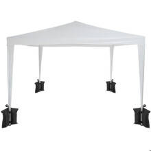 Gazebo - TECTAKE - Set of 4 ballast bags for SABORRA gazebo in polyester - Black
