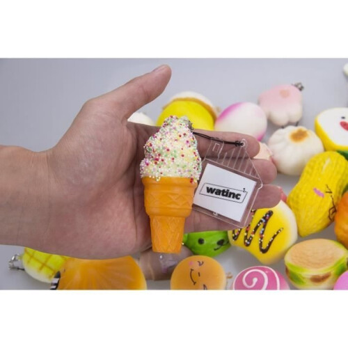 10pcs Random Squishy Slow Rising Cream and Cute Simulation Bread Jumbo Squishies 2