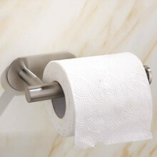 Toilet Paper Holder - 304 Stainless Steel - Self-Adhesive - No Drilling Required - Modern Design