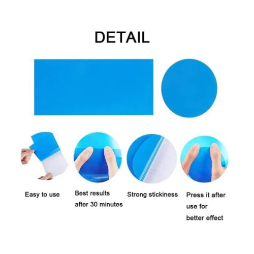 Pool Patch Repair Kit - 10 Pieces - Self-Adhesive - Waterproof - Durable 2
