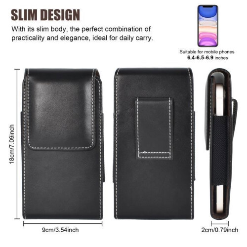 Belt Pouch Phone Case for 6.4-6.5-6.9" 1