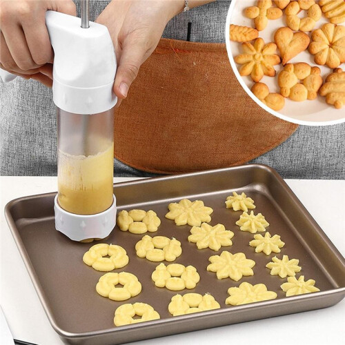Cookies Biscuits Press Cutter Maker Nozzle Sets Kitchen Baking Tools 2