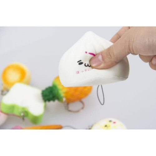 10pcs Random Squishy Slow Rising Cream and Cute Simulation Bread Jumbo Squishies
