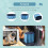 PawHut - Dog Pool - Plastic - 80x80x20cm - Blue 6