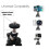 Portable and Adjustable Tripod Stand + Bluetooth Remote Shutter for Phone, Camera 3