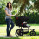 Costway Jogging Stroller Foldable Jogger with Adjustable Canopy For 0-48 Months 11