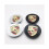 75MM 4-pack Porsche Silver Center Cap (Single) 2