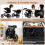 Costway Jogging Stroller Foldable Jogger with Adjustable Canopy For 0-48 Months 9