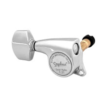 6 Stück Gitarren-Locking-Mechaniken, Übersetzung 1:21, Locking-Saitenmechanik-Set für E-Gitarren, Ersatzteile