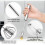 Egg Whisk - Stainless Steel - 2 pcs - Manual/Semi-automatic - Dishwasher Safe 3