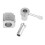 YIN Mini CNC Quick Change Tool Lathe Tool Holder Post Cutter Support Screw Kit Rotating Boring Bar A8 Face 4
