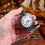 Large bronze embossed Chinese style nostalgic retro  dragon pocket watch 6