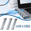 Προσαρμογέας USB 3.0 Hub 4 σε 1, Type C σε 3 θύρες με τροφοδοσία USB Hub, μεταφορά δεδομένω 2