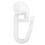 Pack of 100 universal plastic curtain track hooks for curtains 4