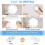 Mirror Light - LED - 10 Bulbs - Dimmable - 3 Colors - 18 Watts 3