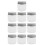 10 Pcs Empty Plastic Cosmetic Containers with Lids for Cream Samples and Makeup Storage, 60ml Size 2