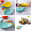 Spoon rest - Kitchen - Silicone - 5 pieces - Random color - Ergonomic design 4