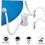 Replacement pool hose - Intex - 32mm - 1.5m - 4 clamps - Leak-proof 3