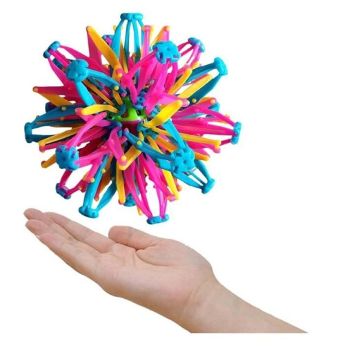 Breathing and Anxiety Toy - Rainbow Shrinking Ball 1