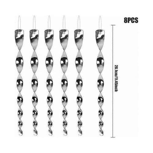 Reflective Spiral Bird Repeller, Plastic Bird Scarer for Garden 1