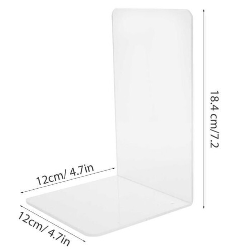 Bookends - SALUTUYA - Transparent - Acrylic - 2 pieces - Durable and elegant 1