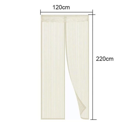Mosquito net - LITREVE - 120x220cm - Automatic closure - Ultra-fine mesh - Magnetic 2