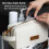 3-Piece Empty Roll-On Bottles, 50ml Refillable Glass Deodorant Roll-On Empty Bottles, Empty Essential Oil Bottle, Black 4
