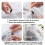 5-Piece Laundry Net Set, Drawstring Laundry Bags in 3 Sizes, White Mesh Laundry Net for Washing Machine, Reusable Laundry Net 4