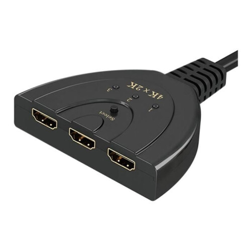 HDMI Switch - SODIAL - 4K - 3 Ports - Supports 3D 2