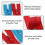 50x Zipper Pulls, Sewing Accessory, Haberdashery, Random Multicolored Nylon, 20cm, Multicolored Closure 3