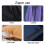 50x Zipper Pulls, Sewing Accessory, Haberdashery, Random Multicolored Nylon, 20cm, Multicolored Closure 4
