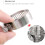 Hose clamps - DASINKO - 60 pieces - Stainless steel - Adjustable - Rustproof 5