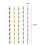 Paper Straws - Unmarked - 100 Pieces - Biodegradable - Random Color - 19.7 cm 4