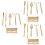3Pièces Kit Outils Kung Fu Assortiment Élégant Cérémonie 5