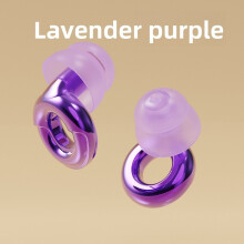 (Purple)Noise Cancelling Silikon Ohrstöpsel zum Schlafen und Lernen mit hoher Geräuschreduzierung