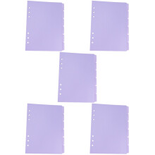 30Pièces Onglets Colorés Violet En Plastique Pour Organisation