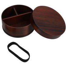 1Boîte De Conservation Bento En Bois Compacte Pour Usage