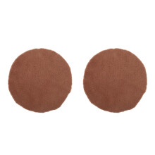 2Pièces Mini 1:12 Peluche Marron Décoration Mini Maison
