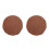 2Pièces Mini 1:12 Peluche Marron Décoration Mini Maison 1