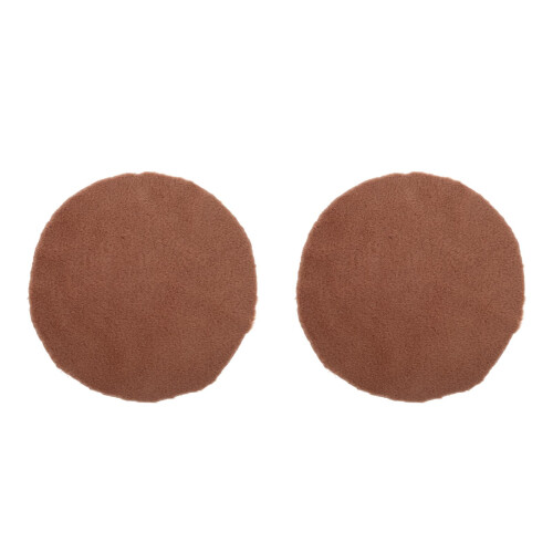 2Pièces Mini 1:12 Peluche Marron Décoration Mini Maison