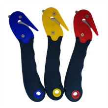 3pcs Multifunction Hook Fixed Blade Knives Safety Knives Box Carton Opener Ergonomic Plastic Handle Cutting Tool