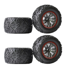 4 StüCke Reifen Reifen Rad 56-ZJ02 für Hosim 9155 9156 Xinlehong 9155 9156 1/12 RC Auto Ersatz ZubehöR Teile