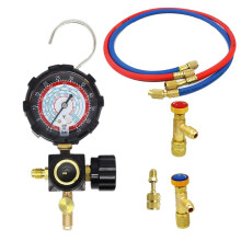 R134A Low Side Pressure Gauge R410A R22 R404A Single Manifold Gauge for Air Condition Refrigerant Charging High