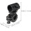4 pezzi Supporto per torcia da bicicletta con clip per manubrio, universale in plastica 2