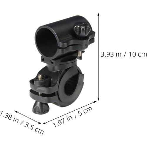 4Pcs Bicycle Flashlight Holder Bracket Clip for Bike Handlebar Mount Stand Universal Plastic 1