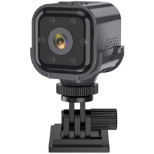 Kamera Sportowa Ultra HD, Bezprzewodowa, Wi-Fi, Wodoodporna, Antywstrząsowa, Miniaturowa Kamera Motocyklowa, Rejestrator Jazdy na Rowerze, Monitoring