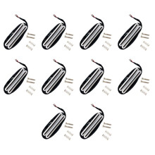 10X Hot Rail Pickups Double Track 11K Alnico5 Guitar Pickup Fit Strat Squier Tele Electric Guitar, White