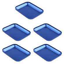 5X Useful Aluminum Alloy Screw Tray with Magnetic Pad for RC Model Phone Car Repair Tool