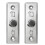 2X Stainless Steel Exit Button  for Lock Door Access Control System Door Push Exit Door Release Button Alloy 1