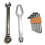 3pcs Combination Wrench Set with Ratchet Function Multi Functional Design Tool Kit Suitable for Home and Auto Repair 1
